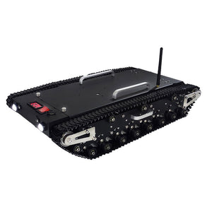 WT-500S 2WD Metal Tank Chassis Robot Chassis Remote Control Intelligent Car with Complete Electronic Control System