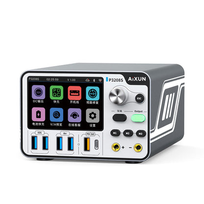 AiXun P3208S Smart Adjustable DC Regulated Power Supply 300W 0-32V/0-15A for IOS/Android Cellphones Repair