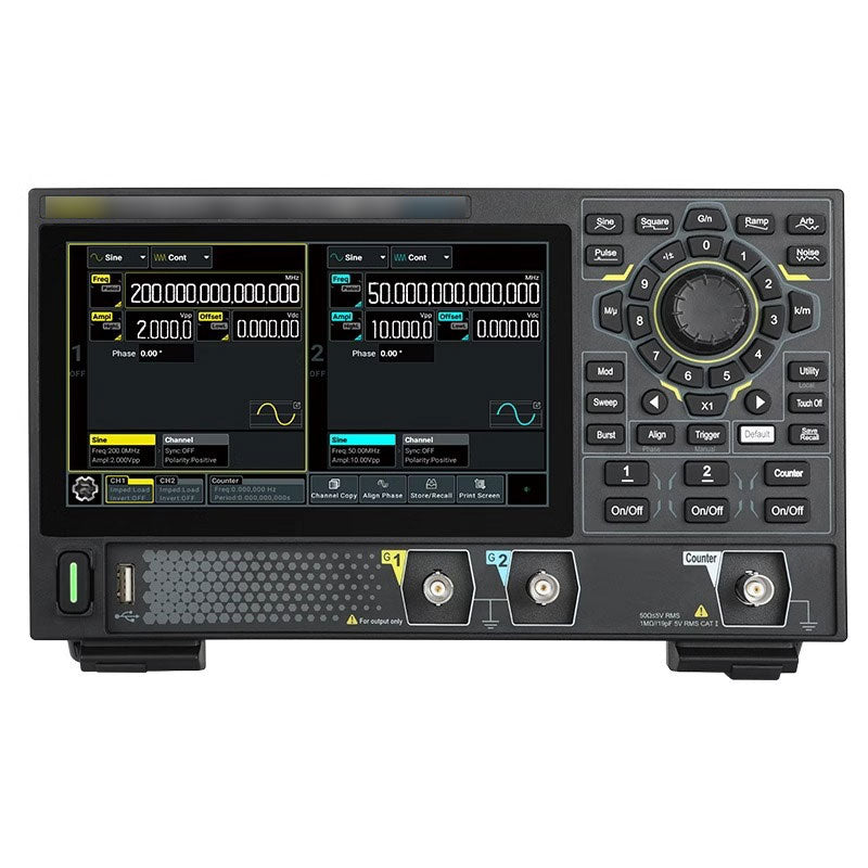 RIGOL DG902 Pro DG912 Pro DG922 Pro 1.25GSa/s 16Bit Portable Function Arbitrary Waveform Generator 7-Inch Touch Screen
