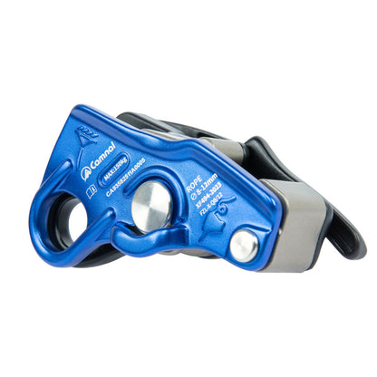 Outdoor Rock Climbing Multifunctional Protector Manual Descender Self-locking Lift Retarder 150KG Load for 8-12MM Ropes