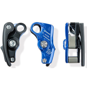 Outdoor Rock Climbing Multifunctional Protector Manual Descender Self-locking Lift Retarder 150KG Load for 8-12MM Ropes