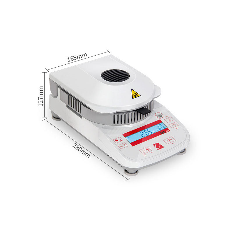 MB23ZH Compact Moisture Analyzer High Precision Rapid Moisture Tester 110g for Grain/Waste Water/Porcelain Detection