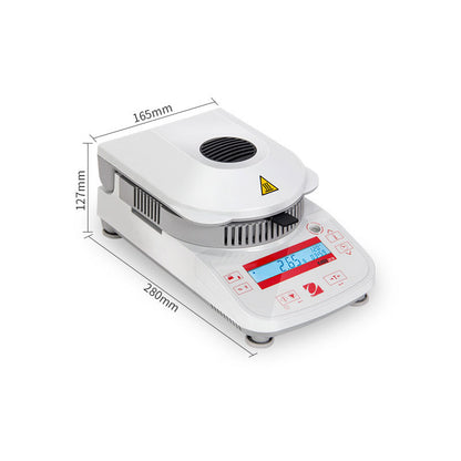 MB23ZH Compact Moisture Analyzer High Precision Rapid Moisture Tester 110g for Grain/Waste Water/Porcelain Detection