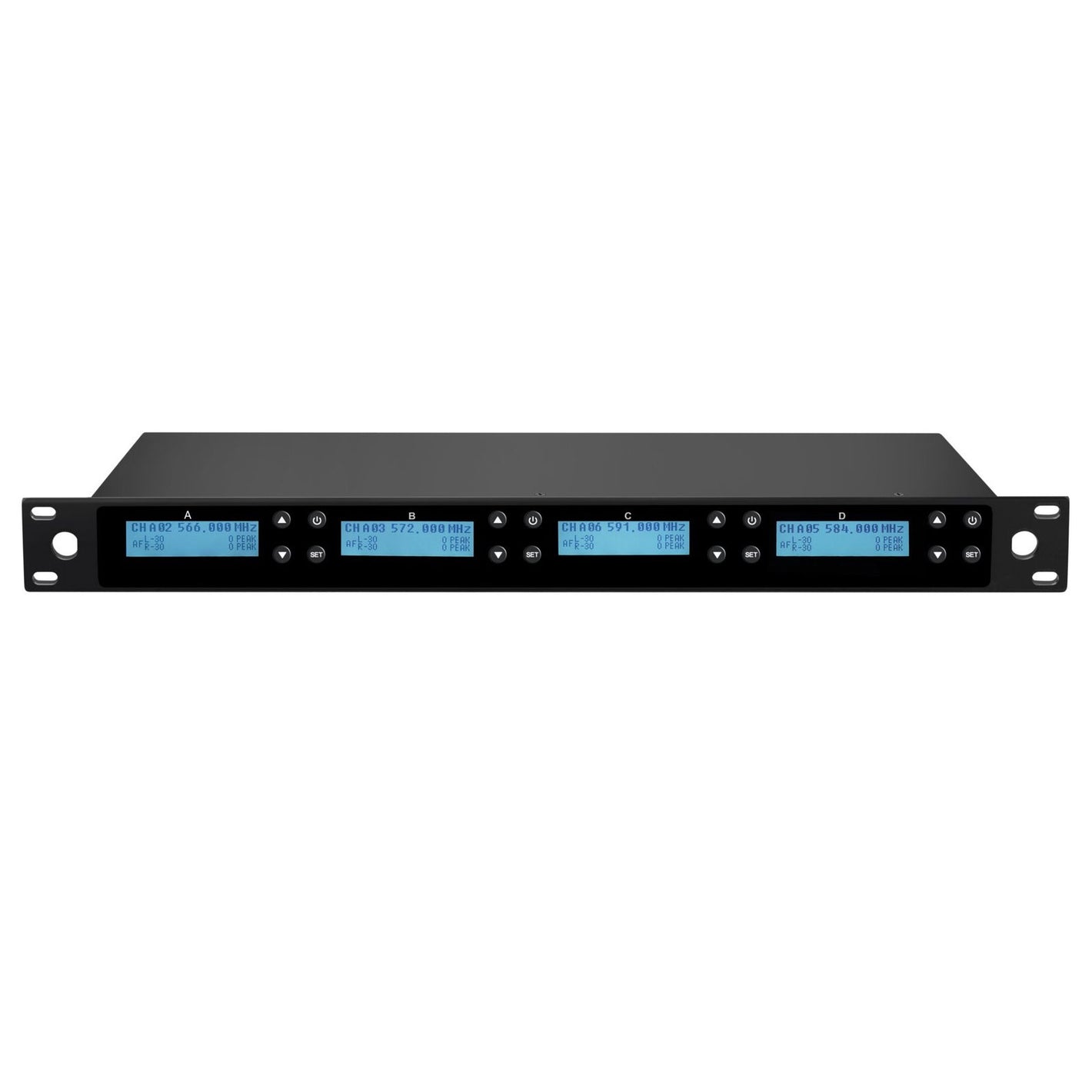 ANLEON S3D Professional 4-Channel Stereo Digital Wireless In-Ear Monitor System Transmitter