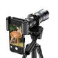 APEXEL APL-20-40XCR50 Portable Telephoto Lens Kit Full Metal HD 20-40X Zoom Lens with Tripod for Cellphone Photography