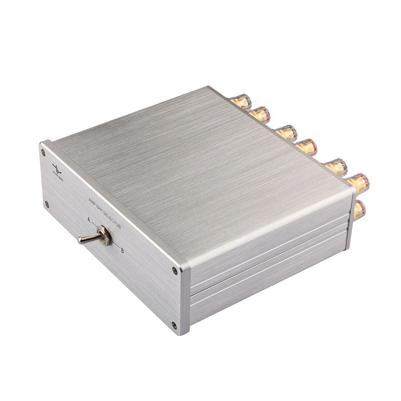 YYAUDIO HiFi Speaker Selector Switch Amplifier Audio Switcher for 1 Amp 2 Speakers or 2 Amps 1 Speaker
