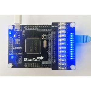 AX58100 EtherCAT Slave Development Board 32IO CiA402 Industrial Automation Motion Control Module