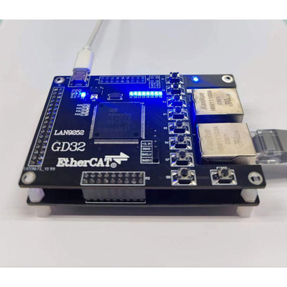 LAN9252 EtherCAT Slave Development Board GD32F470/GD32F407 16IO CIA402 Motion Control Support