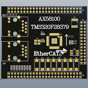 TMS320F28379 AX58100 EtherCAT Servo Slave Controller CiA402 SPI/EXMC Dual Mode Motion Control Module