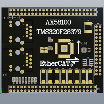 TMS320F28379 AX58100 EtherCAT Servo Slave Controller CiA402 SPI/EXMC Dual Mode Motion Control Module