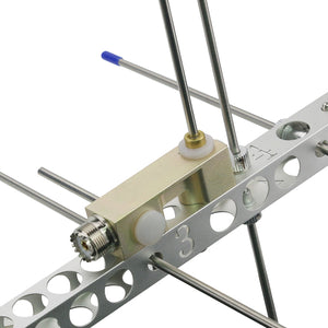 HamGeek GH-U7V4-P Adjustable Dual Band Yagi Antenna VHF UHF 145/435MHz for Satellite Ham Radio