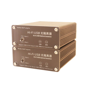 Beibu Gulf Engine HiFi USB Optical Isolator 480Mbps USB 2.0 DAC Audio Noise Filter Full Kit