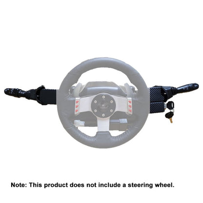 Simplayer Racing Game Simulator Steering Wheel Turn Signal Light Switch Wiper Switch with Key Starter for Logitech G27 G29 G923
