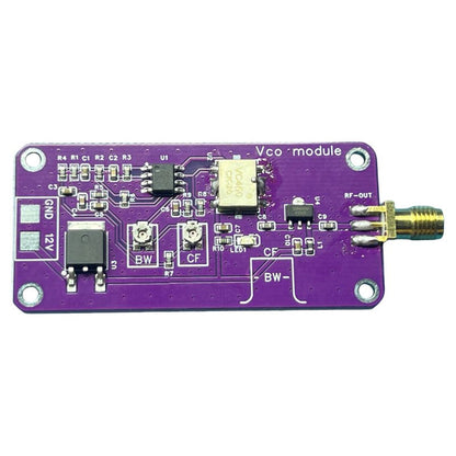 VCO Module RF Signal Source Wideband Voltage Controlled Oscillator with SMA Female Connector