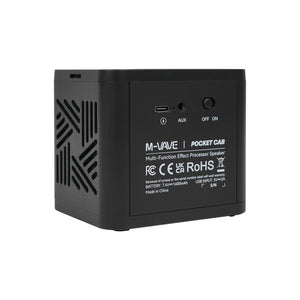 M-VAVE Pocket CAB Mini Portable Guitar Effects Speaker 10W 4ohm 1.75-Inch Speaker Type-C Charging