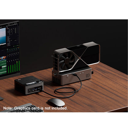 AG03 GPU Graphics Card Expansion Dock OCuLink&Thunderbolt5 GPU Dock 80Gbps Compatible with Thunderbolt5 USB4V2.0 Devices