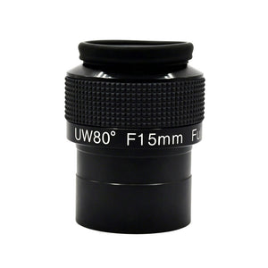 Skyoptikst 2-Inch 15MM 80-Degree Ultra Wide Angle Eyepiece FMC for Astronomical Telescope