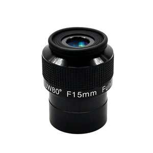 Skyoptikst 2-Inch 15MM 80-Degree Ultra Wide Angle Eyepiece FMC for Astronomical Telescope