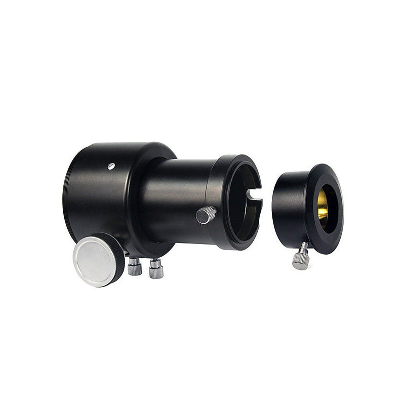 TeSeek 2-Inch Full Metal Refractive Rackless Focuser with 2-Inch to 1.25-Inch Adapter for Astronomical Telescopes