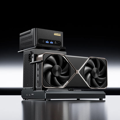 AOOSTAR EG02 Graphics Card Expansion Dock Double Thunderbolt5 Interface GPU Dock Support 6Pin to DC Power Supply