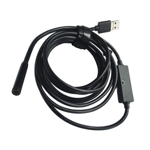 2MP Fixed/Auto Focus USB Endoscope Camera 3m Hard Cable 3-In-1 Interface Borescope Inspection Tool