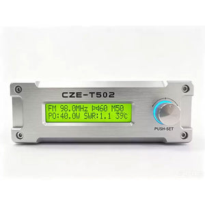 CZE-T502 50W Wireless Stereo FM Transmitter Radio Broadcast Audio Transmitter Host With Power Supply