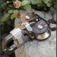 XINDA H-9751 OWL Pulley Outdoor Rock Climbing Twin Pulley 22KN Aluminum + Stainless Steel Crossing Zip-line Double Pulley