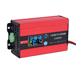 High Precision MPPT Solar Boost Controller 600W/1200W 48V/60V/72V Adjustable for Photovoltaic Power Generation
