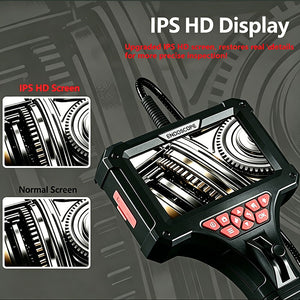 H21 360-Degree Rotating High Definition Steering Industrial Endoscope IP67 Waterproof with Bend-free Probe
