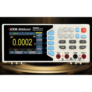Victor VC8045mini Portable Desktop Digital Multimeter USB Communication TRMS 30000 Counts with 3.5-Inch TFT Screen