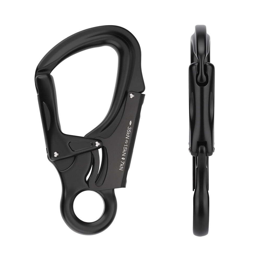 Aluminum Alloy Mini Portable Carabiner 35KN Outdoor Rock Climbing Auto Locking Carabiner