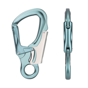 Aluminum Alloy Mini Portable Carabiner 35KN Outdoor Rock Climbing Auto Locking Carabiner
