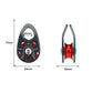Aluminum Alloy Side Swing Single Pulley 28KN Lightweight Rock Climbing Pulley for 13MM Ropes