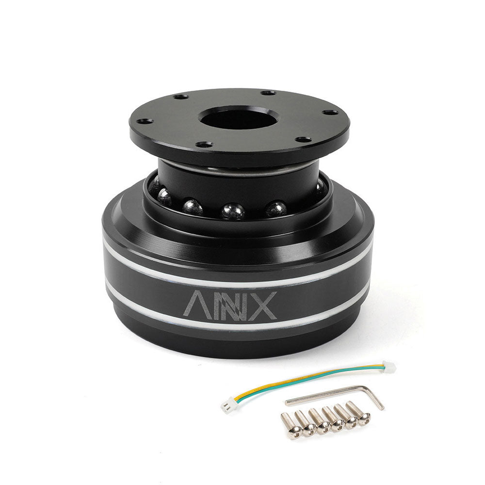 Simplayer 6-Hole 70MM Aluminum Alloy Steering Wheel Quick Release Kit for MOZA/SIMAGIC Racing Game Simulators