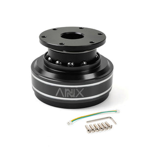 Simplayer 6-Hole 70MM Aluminum Alloy Steering Wheel Quick Release Kit for MOZA/SIMAGIC Racing Game Simulators