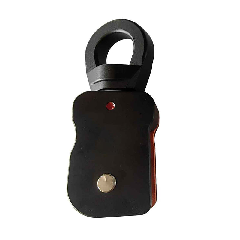 Lightweight 1-Inch Universal Single Pulley 36kN Rock Climbing Pulley for 9-12MM Ropes XF494-2023