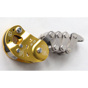 Upgraded CC-5P Lift Descender Outdoor Tree Climbing Ascender Mechanical Rope Grab Self Locking Lift Retarder