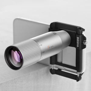 BOSMA X32 Lens 10X Teleconverter UFO Flat-field Cellphone Telephoto Lens Monocular Telescope
