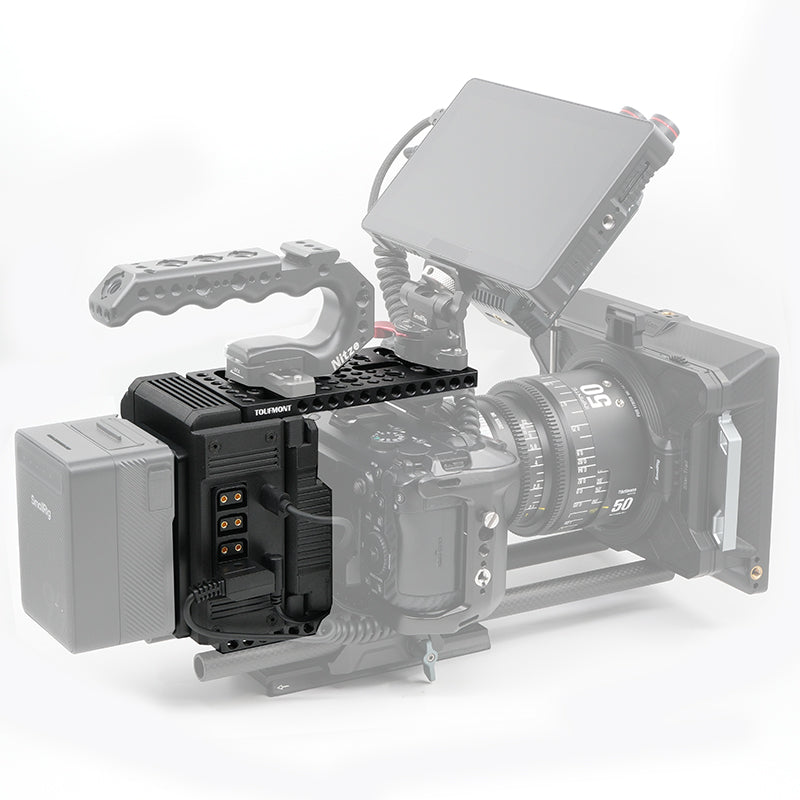 FusionRig Camera Cage Expansion Module for Canon R6V Compatible with Tilta TA-T102/SmallRig 6372