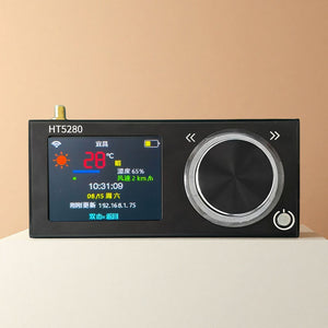 HamGeek HT5280 Multifunctional Internet Radio Portable Handheld FM/LW/MW/SW/OIRT Mobile Radio with 2-Inch Display
