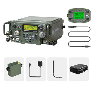 FCS PRC 117G All-metal Backpack Radio Dual-Mode Full-Duplex Mesh Radio 20W UHF&VHF Transmission FM Radio