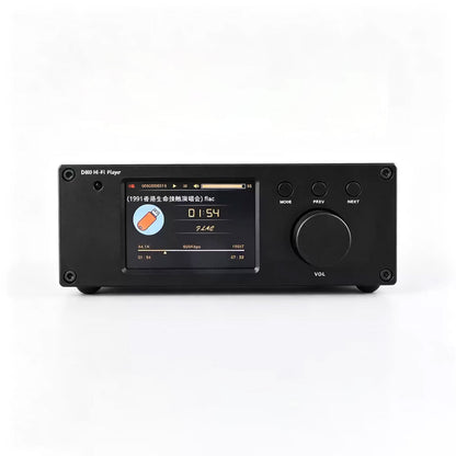 D800 Professional DSD Audio Player Bluetooth6.2 2xES9038 Decoder Digital Player Support Remote Control