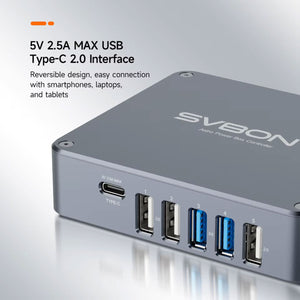 SVBONY SV241 Pro Astronomical Power Controller USB3.0 DC Type-C Telescope Power Management Box