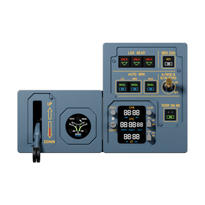 WingFlex GMP Gear Management Panel Autobrake and Landing Gear Controller for Airbus A320 MSFS X-Plane