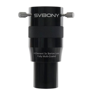SVBONY SV216 Barlow Lens 4-Element Fully Multi-Coated 1.25-Inch for Astronomical Telescope