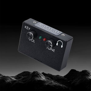 HamGeek HT-6 Mini CW Trainer Morse Code Trainer CW Key DC9-12V 3.5mm Output Support Tone Adjustment