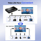 NK-666 4-IN 1-OUT HDMI-compatible Video Switcher 2xHDMI-compatible/1xDP/1xType-C Input 4K60Hz Output