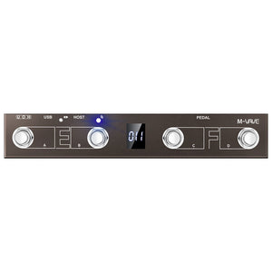 M-VAVE Chocolate Plus MIDI Bluetooth Controller 4-Footswitch Support Full-featured Programming