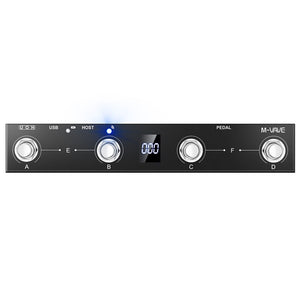 M-VAVE Chocolate Plus MIDI Bluetooth Controller 4-Footswitch Support Full-featured Programming