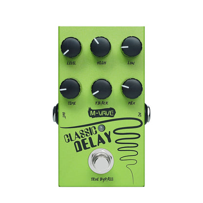 M-VAVE CLASSIC DELAY Electric Guitar Effects Pedal 600ms Delay Simulation Pedal DC9V/USB Charging